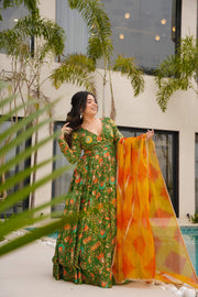 Arana Silk Anarkali Set