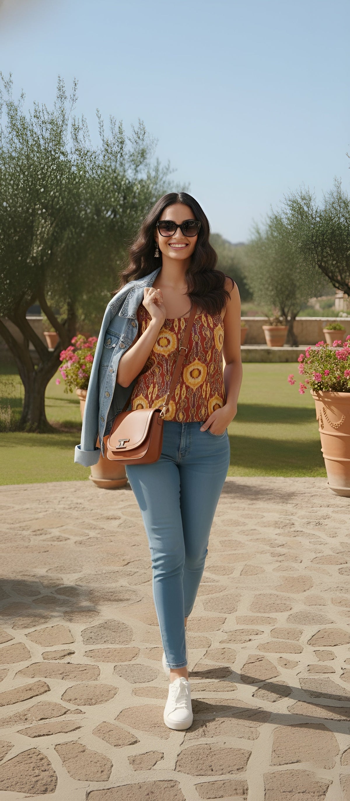 Multicolor Stylish Printed Top For Women
