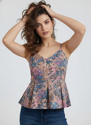 Women Multicolor Printed Top