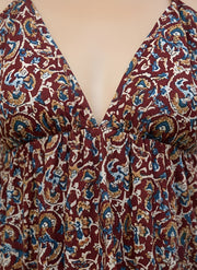 Women Maroon Printed Top