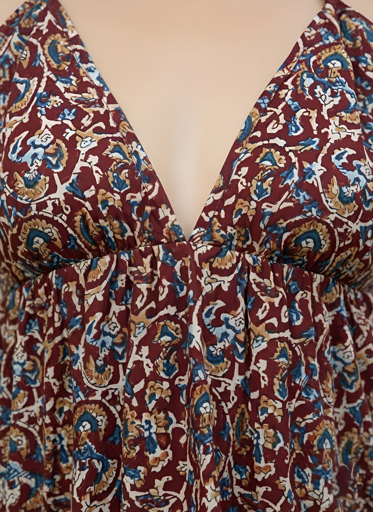 Women Maroon Printed Top