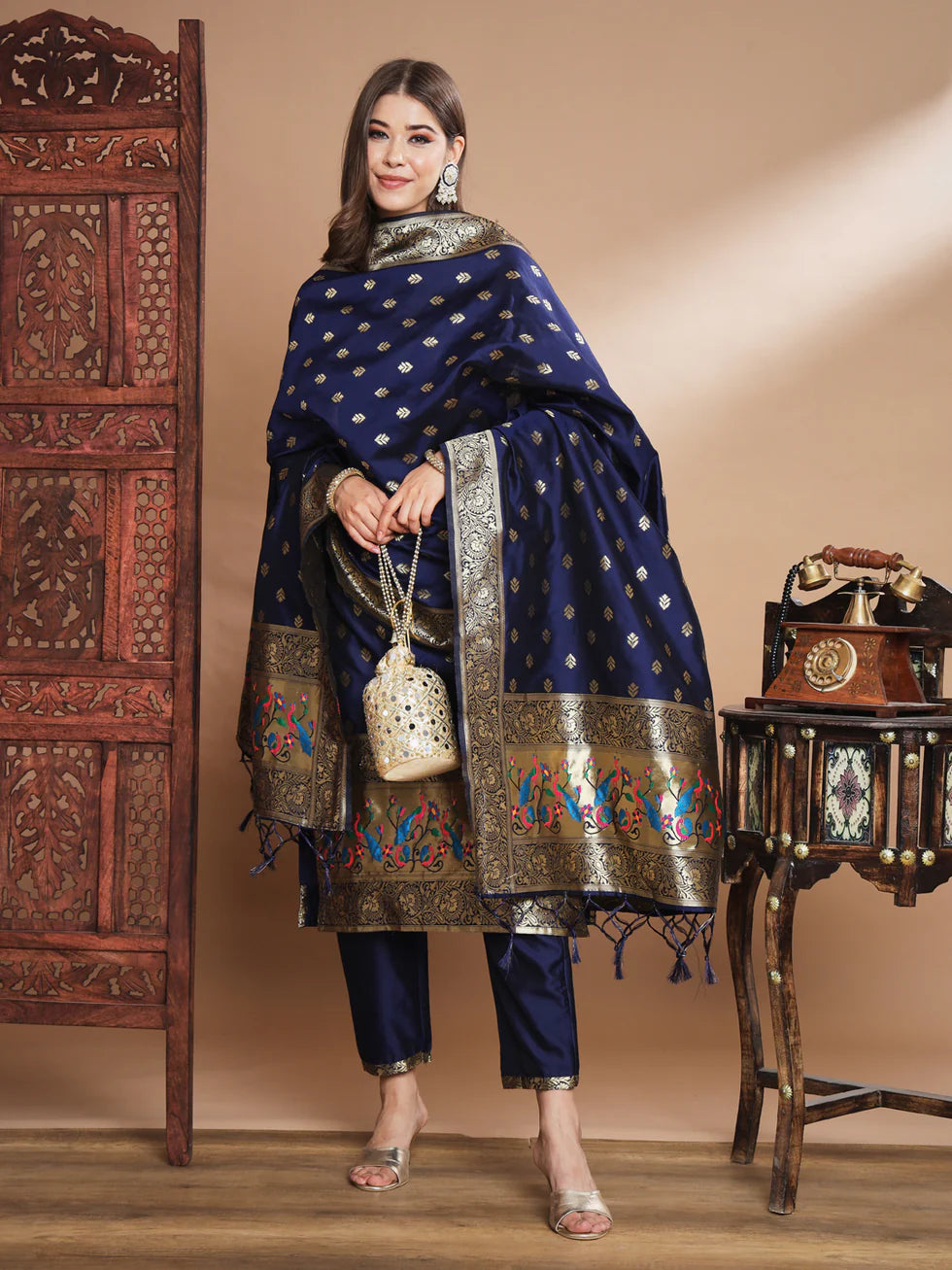 Aarna Silk Kurta Set