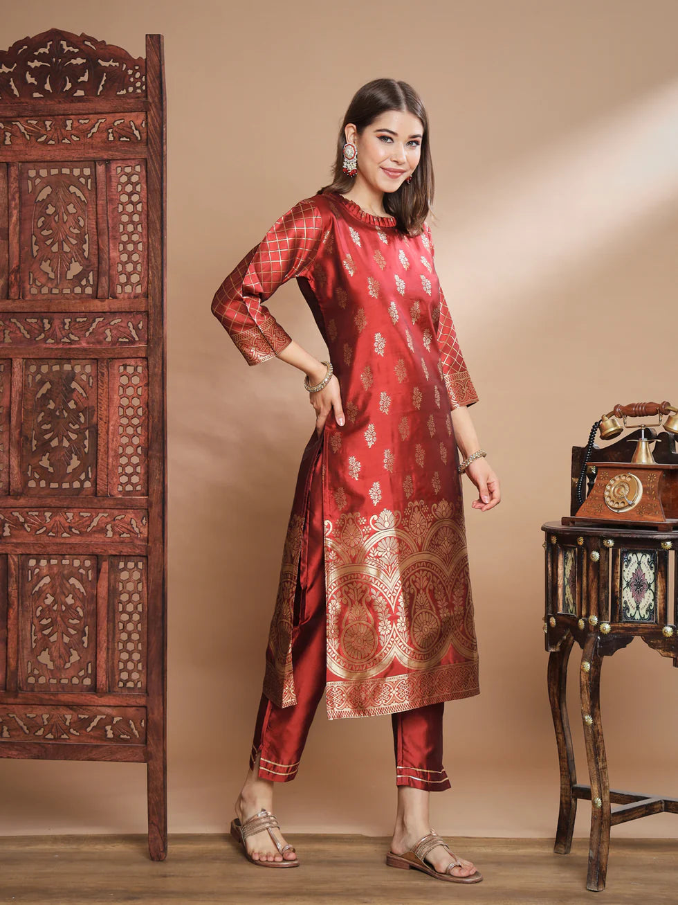 Zariya Printed Kurta Set
