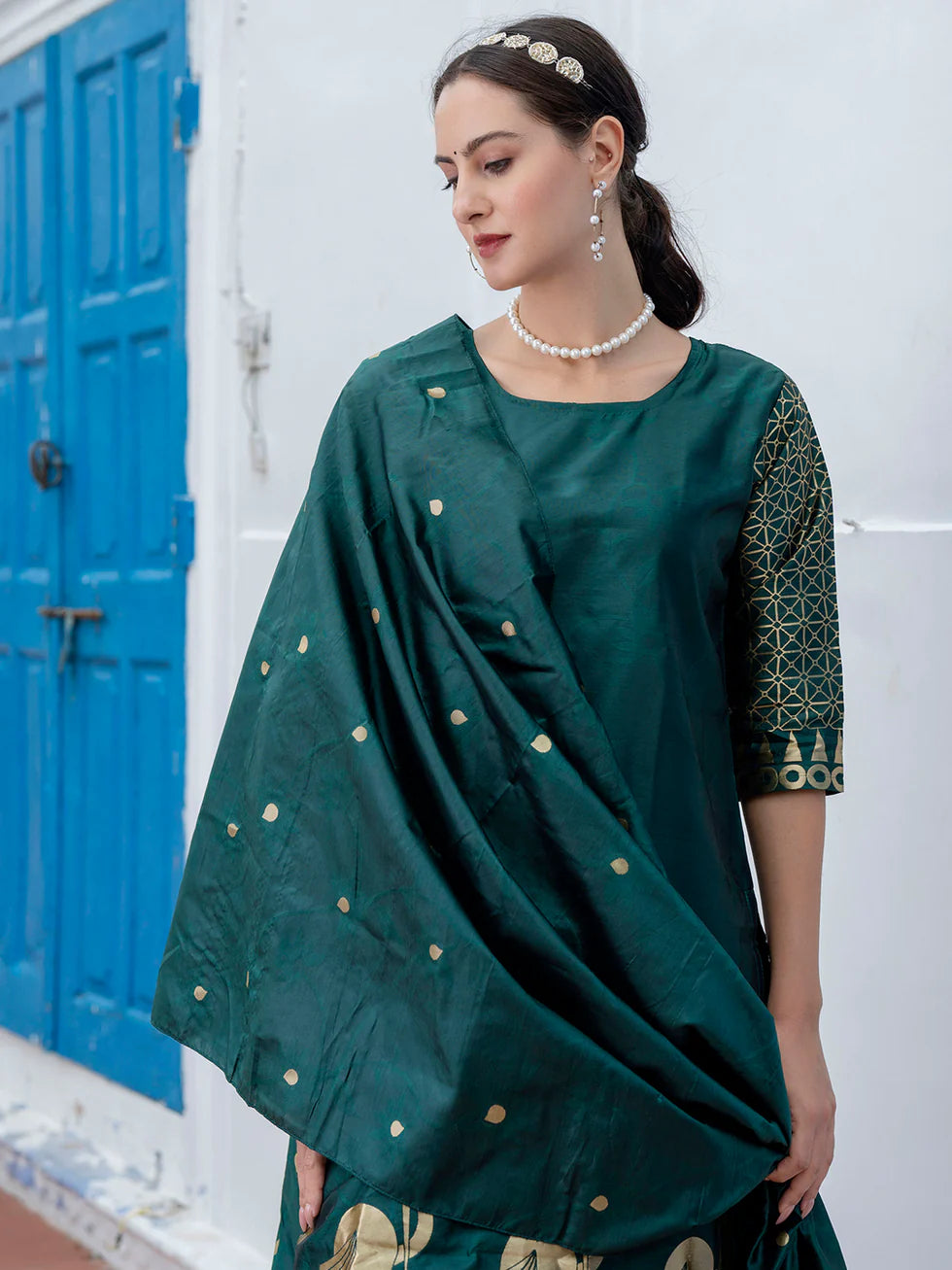 Zaria Printed Kurta Set