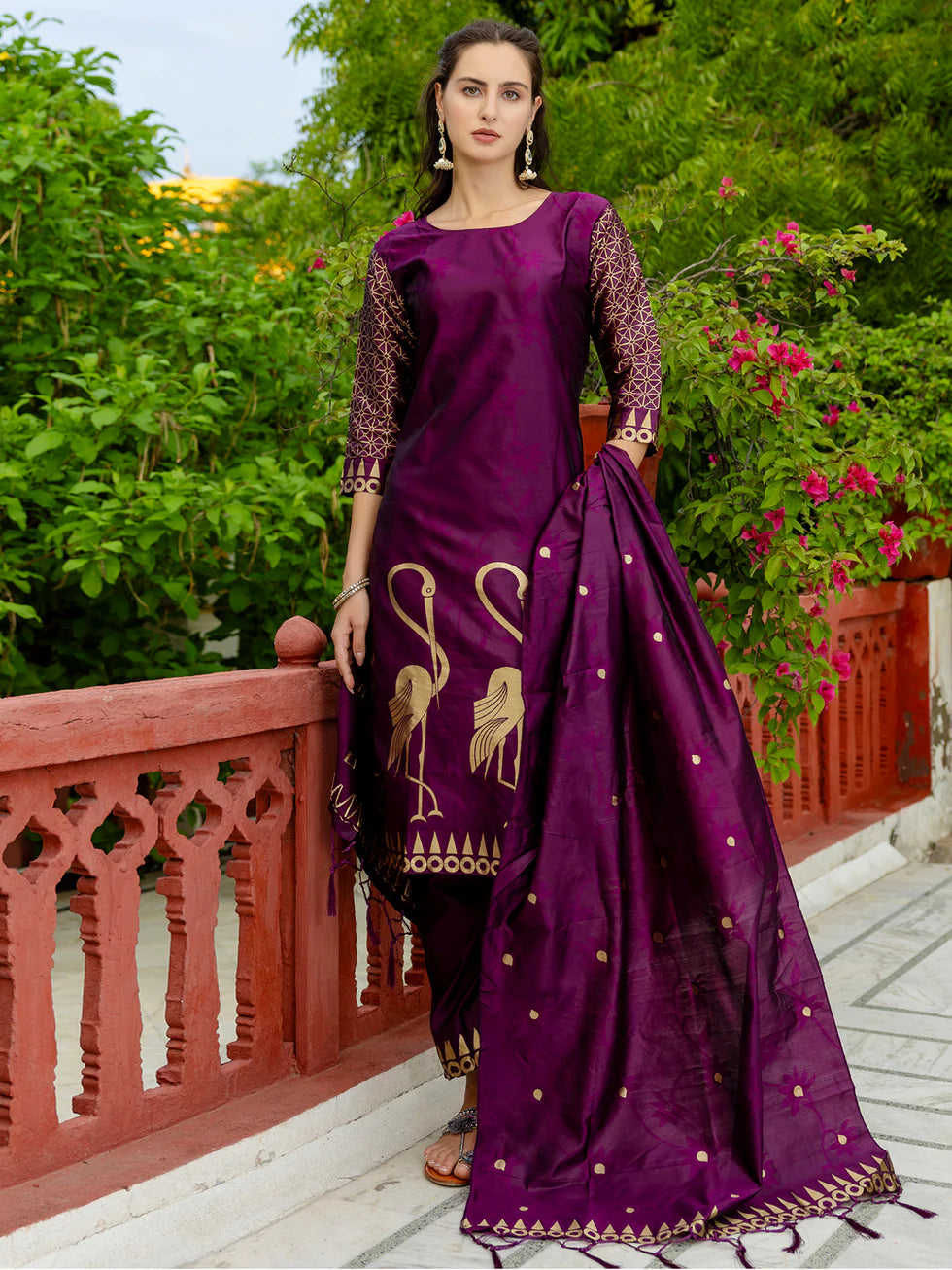 Zaria Printed Kurta Set