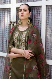 Elira Green Floral Set