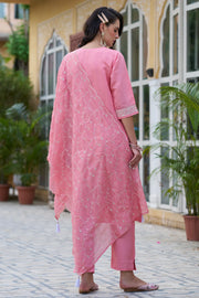 Aarna Embroidered Cotton Silk Kurta Set