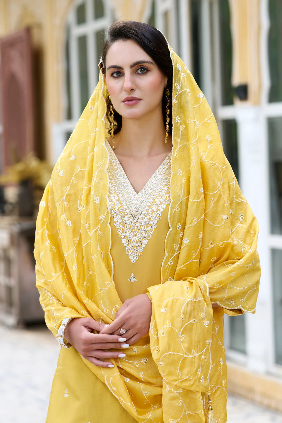 Aarna Embroidered Cotton Silk Kurta Set