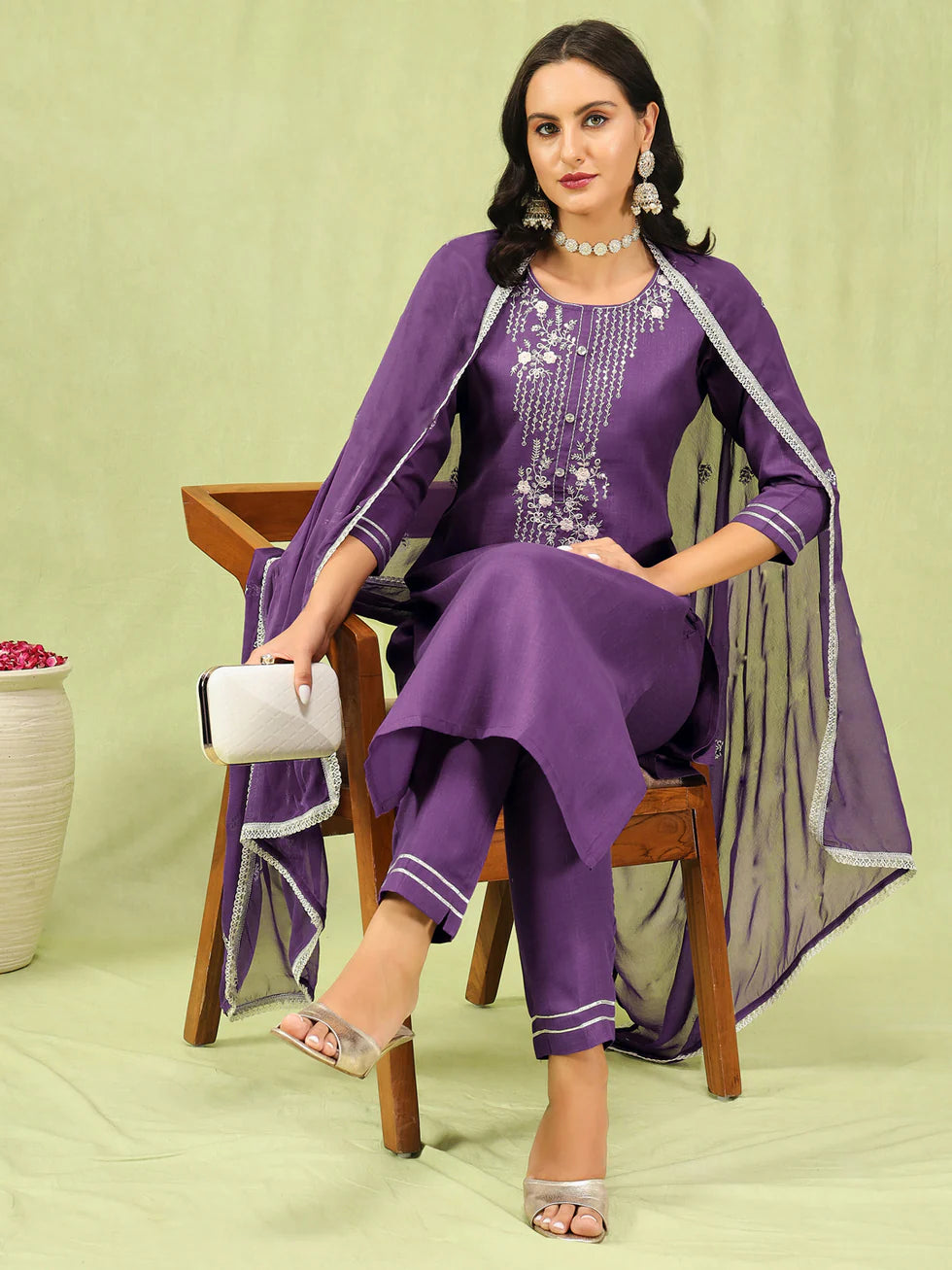 Aarna Embroidered Kurta Set