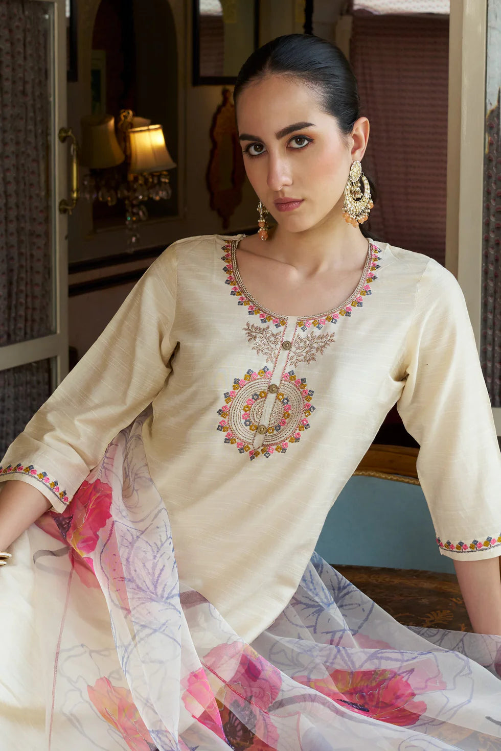 Aarna Embroidered Kurta Set