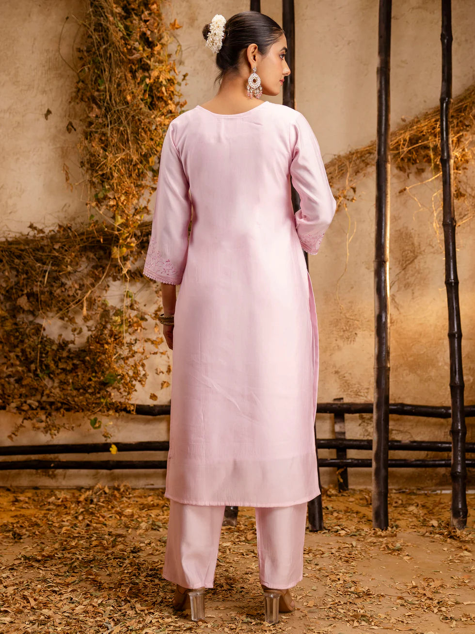 Ira Blush Festive Kurta Set