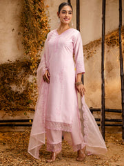 Ira Blush Festive Kurta Set