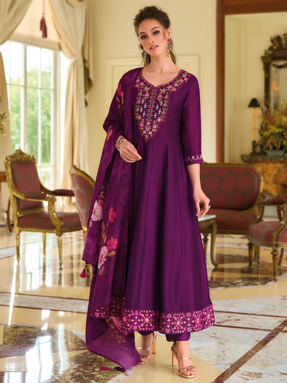 Zoya Festive Anarkali Set