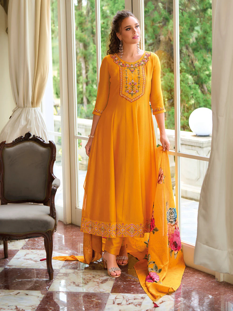 Zoya Festive Anarkali Set