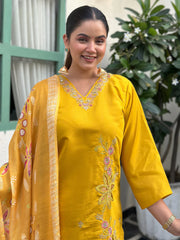 Sunshine Gulnaar Embroidered Festive Set