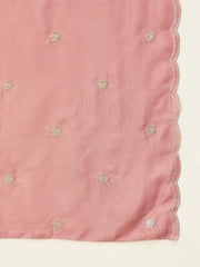 Padma Women's Mauve Pink Embroidered Yoke Design Flared Kurta Set