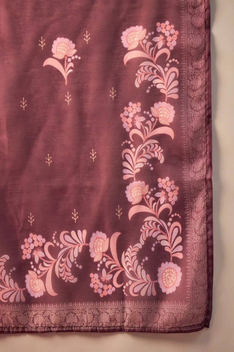 Aisha Embroidered Muslin Kurta Set