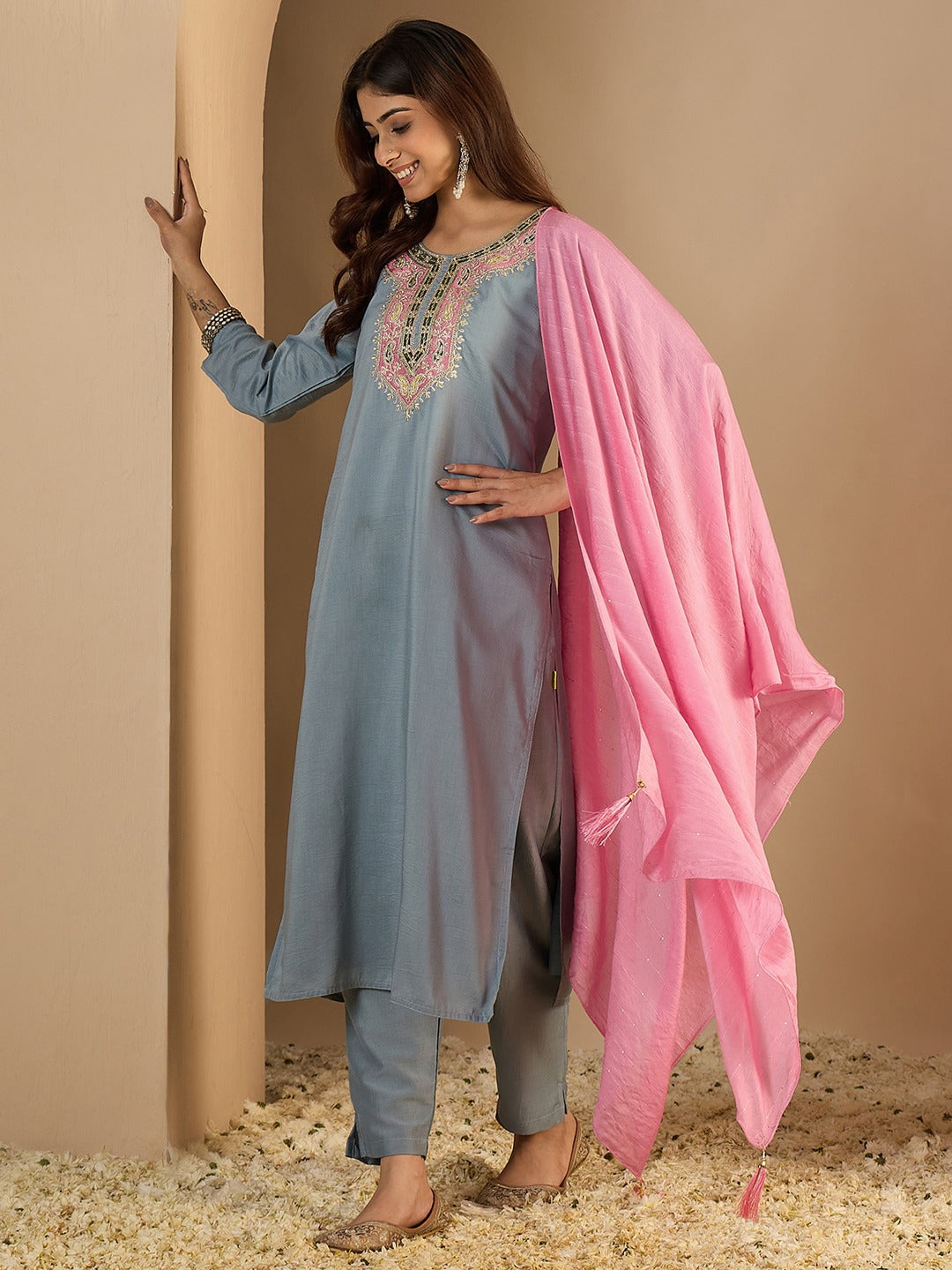 Aarohi Embroidered Kurta Set