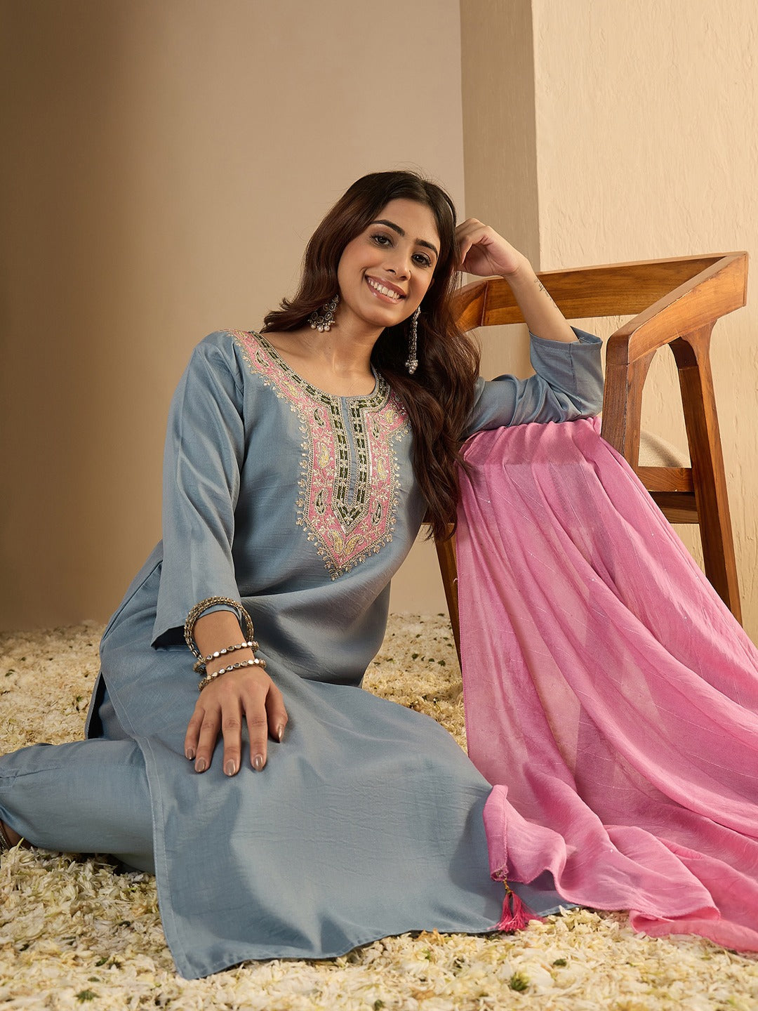 Aarohi Embroidered Kurta Set
