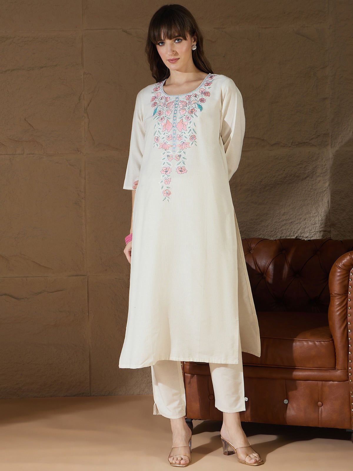 Eira Embroidered Kurta Set