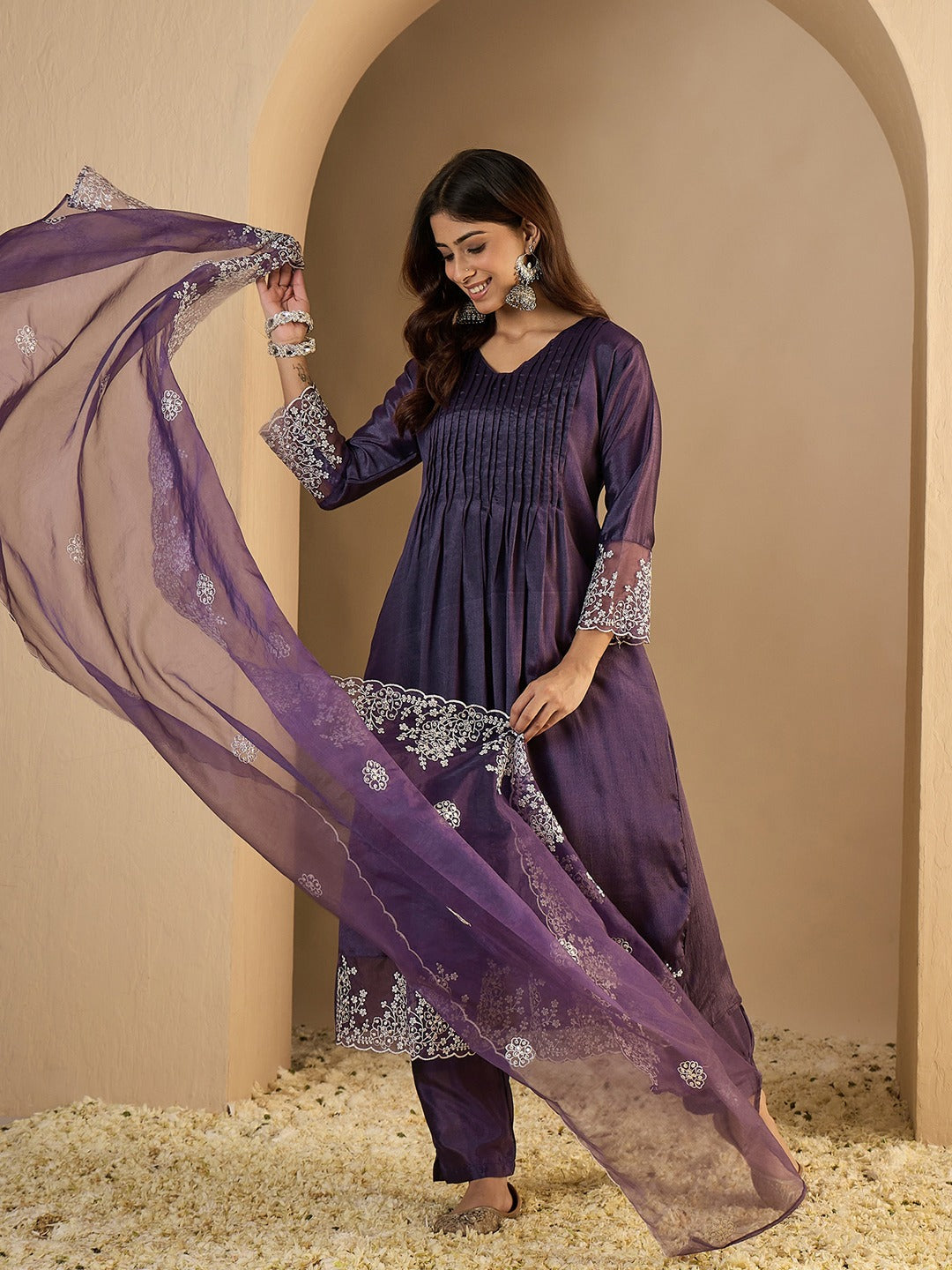 Zehra Embroidered Kurta Set