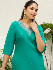 Turquoise Sparkle Kurti