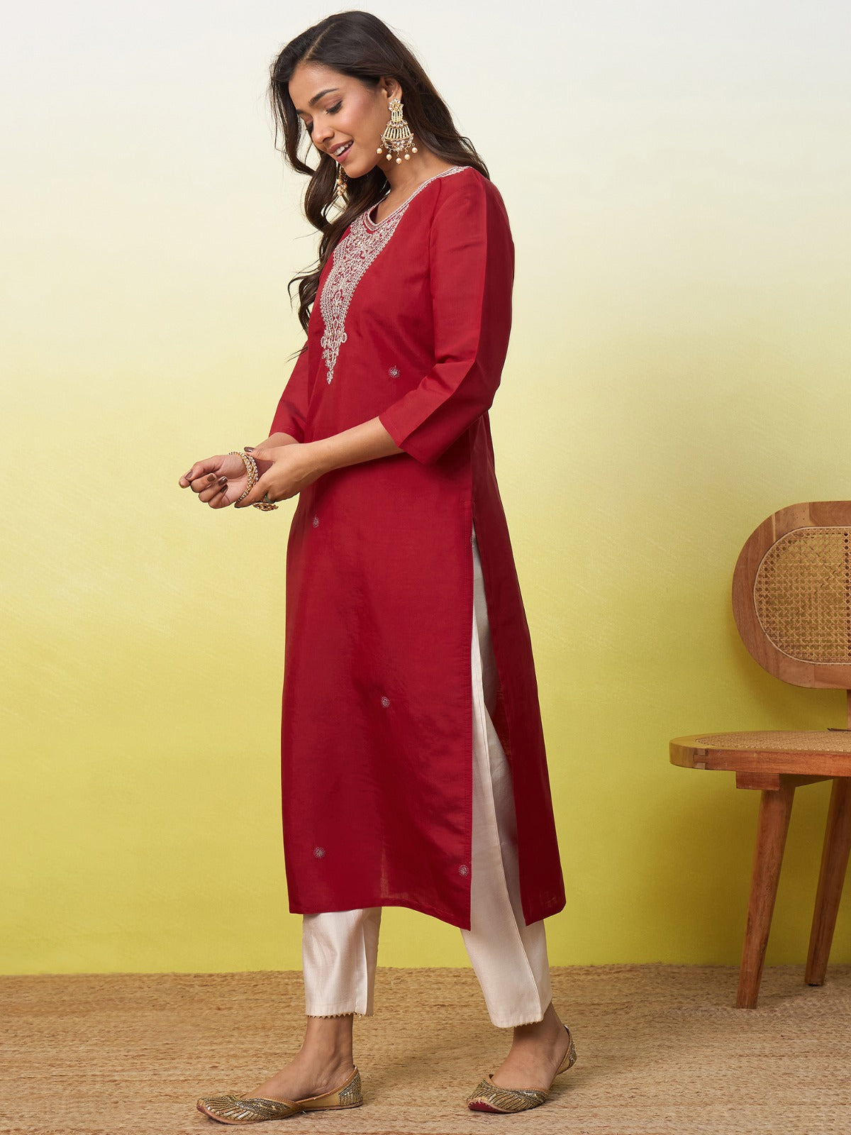 Ruby Elegance Kurti