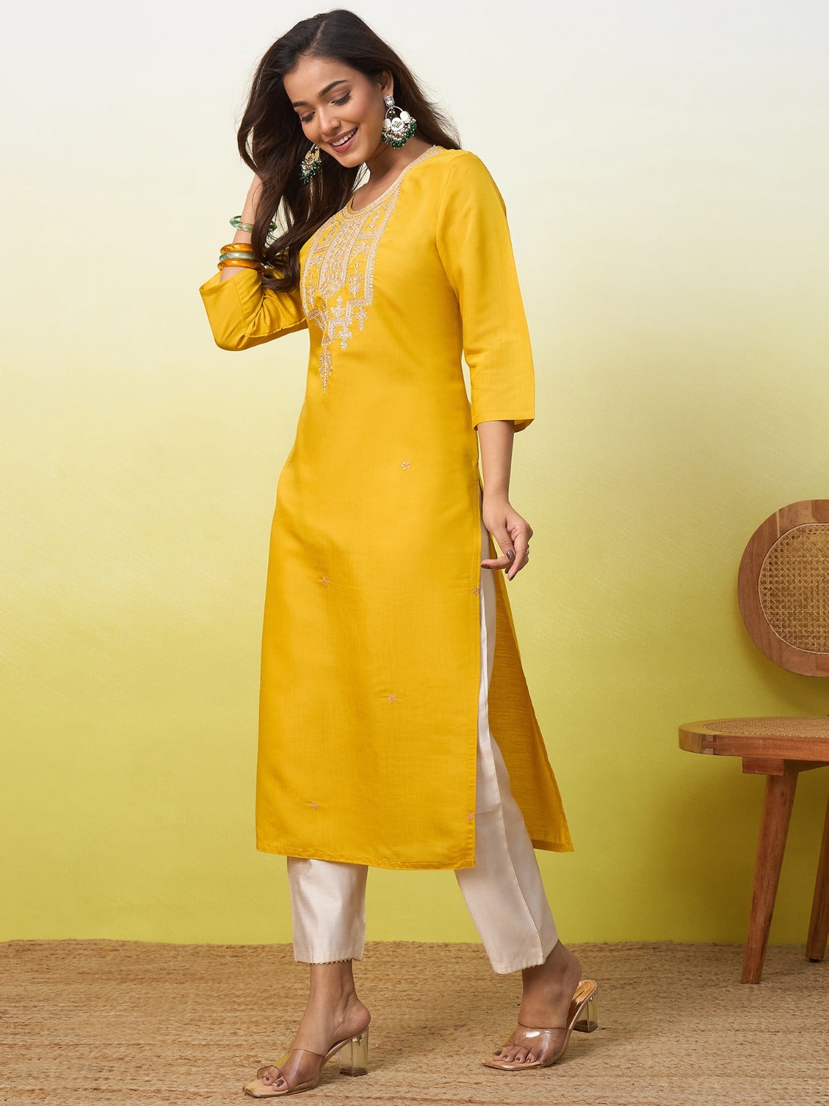 Sunlit Charm Kurti