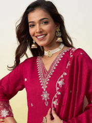 Rani Royale Embroidered Kurti Set