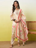 Ira Floral Printed Silk Kurta Set